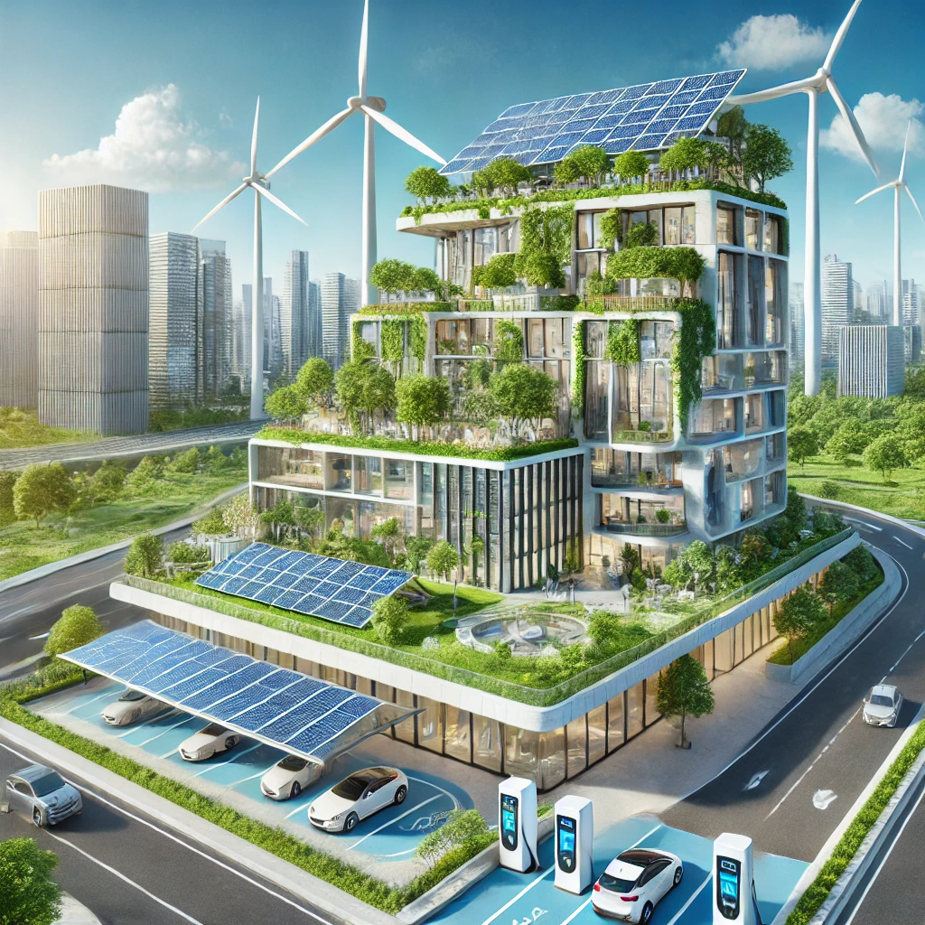 dalle-2025-03-18-084853-a-futuristic-architectural-design-incorporating-renewable-energy-sources-the-image-features-a-modern-eco-friendly-building-with-solar-panels-integrat.webp